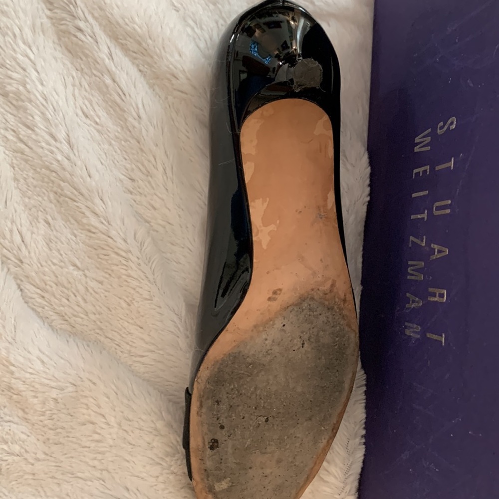 Stuart Weitzman 8.5n Smart And Practical Black Pa… - image 5